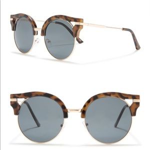 NWT JOE’S JEANS Satin Bronze Cat-Eye Sunglasses